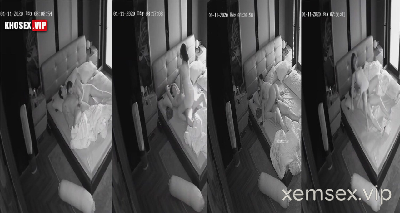 Hack Camera Cặp vợ chồng trẻ vợ vú to thích thủ dâm khi xem phim địt nhau với chồng dập như máy khâu – Phần 2