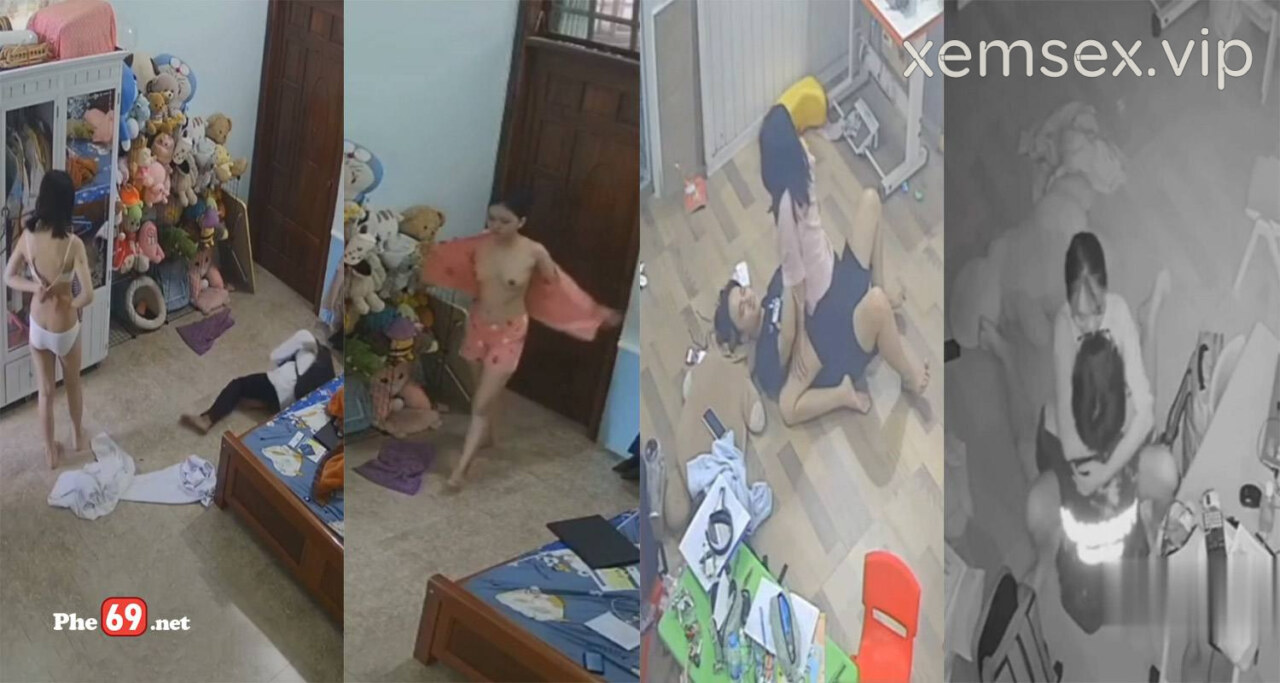 Hack Camera Hai chị em nhà này vờn địt nhau khi bố mẹ đi vắng (Full Ngày và Đêm) – Phần 1