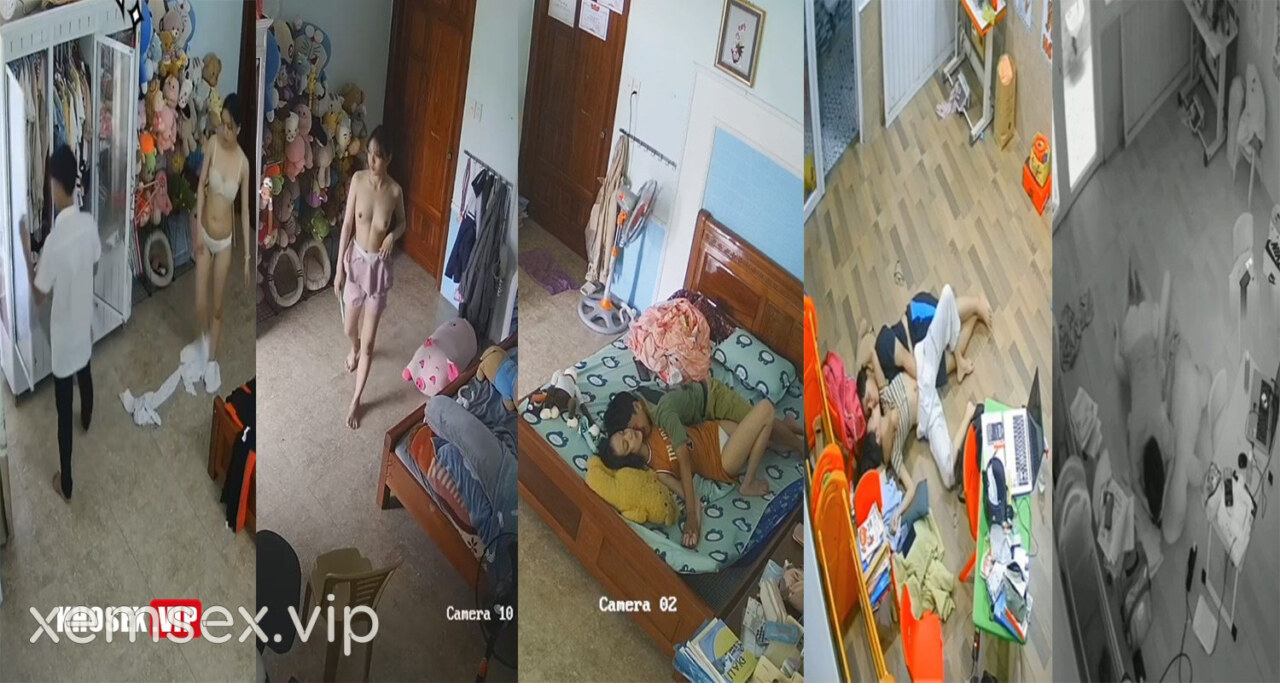 Hack Camera Hai chị em nhà này vờn địt nhau khi bố mẹ đi vắng (Full Ngày và Đêm) – Phần 2