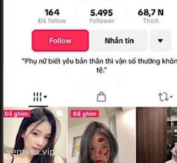 Ảnh 3 của Lộ clip sex Tiktoker Tống Khánh Linh 2k3 Shinhan Hải Dương chịch rên rỉ cực nứng