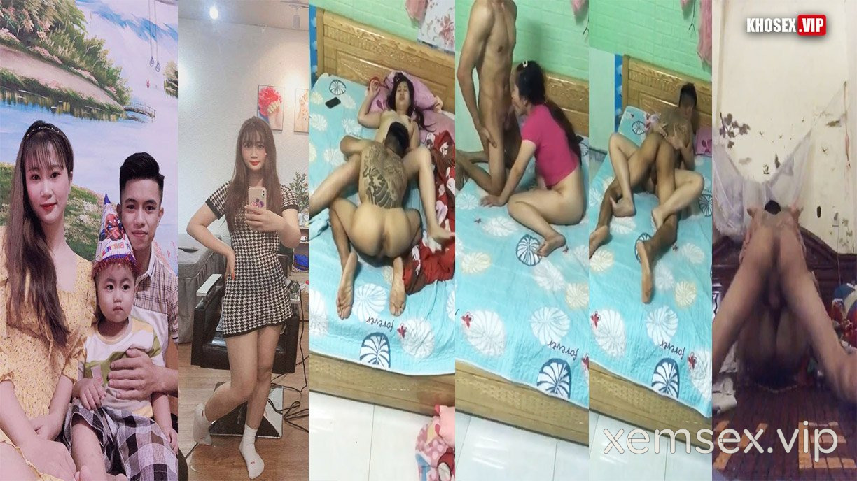 Thanh niên xăm trổ địt mạnh vào chiếc lồn dâm của vợ